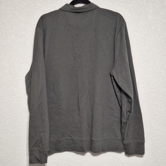 Men’s Vineyard Vines Dark Gray Quarter-Zip Pullover Sweater Size L - Picture 3 of 5